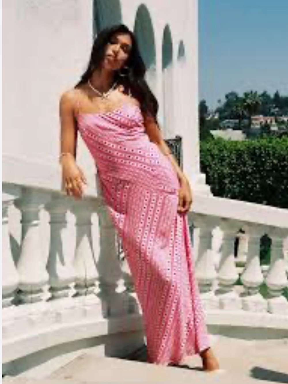 Princess Polly Tarianne Bias Maxi Dress New Sz 12 Pink